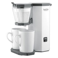 現貨 搬家出清 Kolin歌林 雙杯咖啡機 KCO-MN3002 單鍵開關 自動濾煮 配有2個白色陶瓷杯