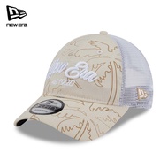 New Era 9FORTY Unstructured Trucker Resort Vintage Stone White Adjustable Cap