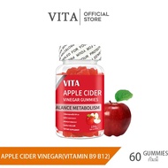 (60 tablets) VITA Apple Cider Vinegar GUMMIES Apple cider vinegar gummies. Increases metabolism.