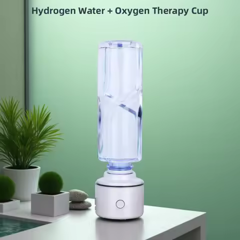 IHOOOH Rich Hydrogen Water Generator Bottle Nano Smart Cup MRET OH 7.8Hz Molecular Resonance Pure H2