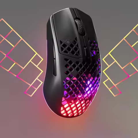 Steelseries Aerox3 Wireless RGB Lighting Hole Mouse Rechargeable 2.4G Bluetooth 5.0 Wireless 18K DPI