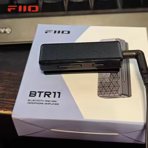 FiiO BTR11 Bluetooth 5.3 Audio Receiver LDAC Lossless HiFi Wireless Headphone Amp Car AUX Adapter Po