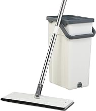 Flat Mop, Self Cleaning and Squeeze Drying 360 Rotating, Flexible Access to Tight Places Decoration