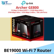 TP-Link Archer GE800 BE19000 Gaming Router 19 Gbps Tri-Band Wifi 7 | 11528 Mbps 6Ghz |  5764 Mbps 5G