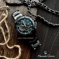 [Original] Alexandre Christie 9205 BCBIPBA Chronograph Man Watch (44mm) with Black Stainless Steel
