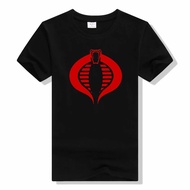 Gi Joe Cobra T-Shirt Print Round Neck Casual Fashion Summer Short-Sleeved Shirt Cotton Loose Fit