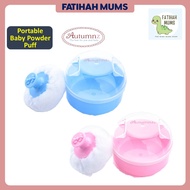 Puku Powder Casing Blue + Powder Puff + Filter Net