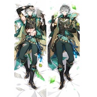 Game Genshin Impact Alhaitham Men Dakimakura Cover Pillowcase Hugging Body Cosplay Props Otaku Anime