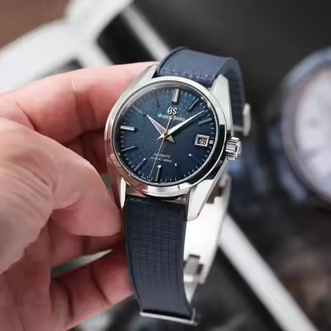 For Grand Seiko Omega SpeedMaster 19mm 20mm 21mm 22mm 24mm Mosaic FKM Watch Strap Skin-Friendly Watc
