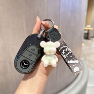 Trend Mall For Mercedes-Benz 3 Buttons Car Remote Key Case For Mercedes-Benz A C E S GLA GLB GLC GLE