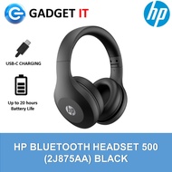 HP BLUETOOTH HEADSET 500 USB-C Charging ,Foldable and Portable Design - 2J875AA (BT500 / BT-500)