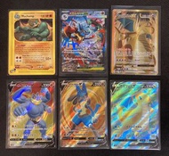 PTCG Pokemon Card 寶可夢集換式卡牌遊戲 路卡利歐EX Sar 怪力V SR 快龍EX 啟暴龍 Lucario Dragonite V SR Machamp E Card 閃卡 美版 