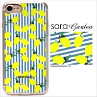 【Sara Garden】客製化 軟殼 蘋果 iPhone 6plus 6SPlus i6+ i6s+ 手機殼 保護套 全包邊 掛繩孔 清新檸檬條紋