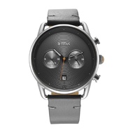 Titan Retro Cool Grey Dial Strap Watch 1860SL02