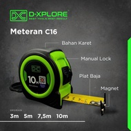 D-XPLORE RUBBER METER Size 5m 7.5m 10m3m METER ROLL/ WORKMAN'S METER/ C16 MEASURING TAPE/ Best Steel