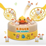 B.Duck Games for Kids Age 4-6, Board Games Bounce and Catch Duck Toys for Kids 4-8, Family Board Gam