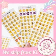 12 sheets Emoji Stickers Stiker emoji 表情管理符号贴纸