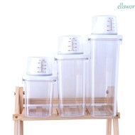 ELLSWORTH Washing Powder Container Airtight Measuring Cup Detergent Powder Laundry Detergent Box