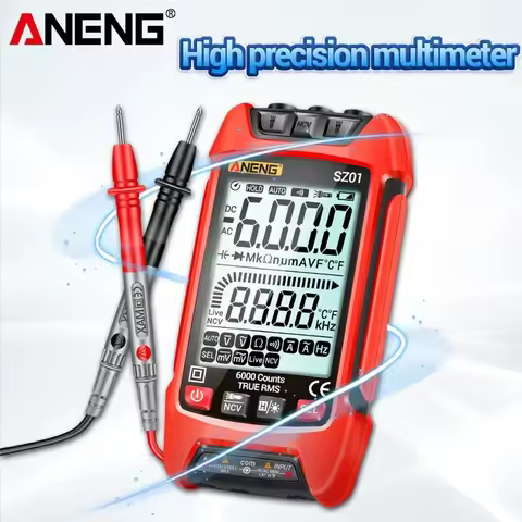ANENG SZ01 SZ02 Automatic Digital Display Multimeter Intelligent Anti-burning Universal Meter Electr