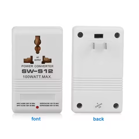 100W 110V/120V to 220V/240V StepUp&amp Down Voltage Converter Transformer (CN Standard Plug) Power C