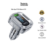 Hoco E75 Car Fast Charger, bluetooth 5.0, PD 30W / QC 3.0 Fast Charging Pipe, USB C Fast Charging.
