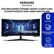 Màn hình Gaming Samsung Odyssey 34 inch Cong LC34G55TWWEXXV Ultra WQHD 165Hz 1ms HDR