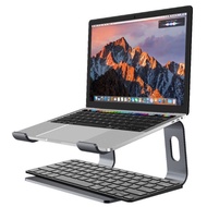 Laptop Rack Aluminum Laptop Stand for Desk Compatible (Gray)