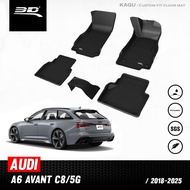 3D Mats พรมปูพื้นรถยนต์ AUDI A6 AVANT (C8/5G) 2018 - 2025 พรมกันลื่น พรมกันนํ้า พรมรถยนต์