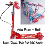 3-WHEEL CHILDREN'S SCOOTER MOTORCYCLE/ 3-WHEEL SCOOTER/ CHARACTER SCOOTER/