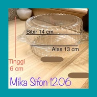 J.ONE/Mika Kue Bolu Sifon Mini Bulat/ UK 14 SF 1206/UK 16 SF 1608 /Bibir 14 cm tinggi 6 cm alas 13 c