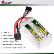 CD4S1300110 || Coddar 4S 14.8V 1300mAh 110C XT60 LiPo Battery