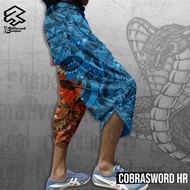 Harem Pants Men's and Women's Casual Harem Pants with Fullprint Cobrasword Pattern