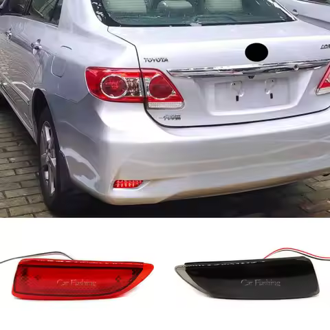1 Pair Car LED Rear Bumper Reflector Light For Toyota Corolla 2011 2012 2013 For Lexus CT200h Tail S