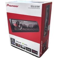 PIONEER MVH-S215BT MULTIMEDIA TUNER WITH BLUETOOTH USB CAR PLAYER &amp; ANDROID SMARTPHONE SINGLE DIN