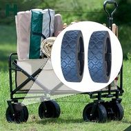 [Homyl] 5 Inch Wagon Cart Wheel Replacement Part Heavy Duty Wear Resistant for Folding Utility Wagon