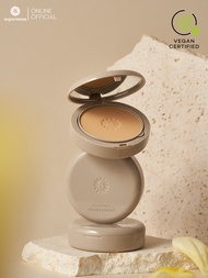 SUPERMOM l Second skin pressed powder แป้งผสมรองพื้น เบาสบาย เบลอรูขุมขน สูตรจากKorea ใบรับรองVEGANแ