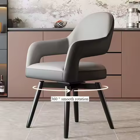 Chair Rotatable Dining Chair Leisure Chair Hotel Hotel Clubhouse Soft Bag Chair Meeting Room Negotia