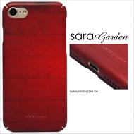 【Sara Garden】客製化 全包覆 硬殼 蘋果 iPhone6 iphone6s i6 i6s 手機殼 保護殼 高清酒紅木紋