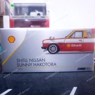 HJ99 Diecast Inno64 Shell Nissan Sunny Hakotora seal