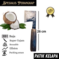 Kampak patik kelapa bahan baja asli100% | alat pengupas batok kelapa