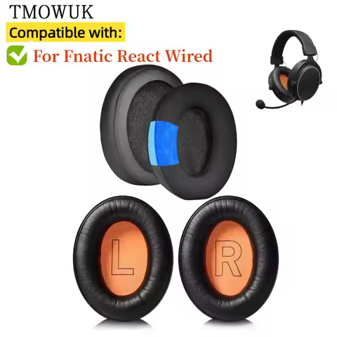For Fnatic React Headphones Replacement high quality Ear pillow Earmuffs Ear cushions Ear Pads