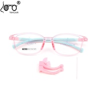 Young Teenage Glasses Big Size for Kids Age 6 to 18 Years Old No Screws No Metal 无螺丝 Rubber Nose Pad