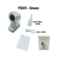 FG05 Mini Cooling Fan with Water Mist 199 Speed Strong Wind Quiet Clip Design Type C Rechargeable Po