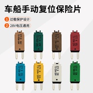 Car T3Manual Reset Fuse Recoverable Safety Fuse with Sharp Edge Insert28Vdc 5-30A PG1D