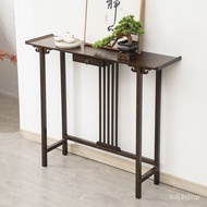 New Chinese Style Narrow Console Zen Foyer Doorway Altar Modern Minimalist Living Room a Long Narrow Table Side View Set