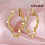 It Design Hollow Four-Leaf Earrings Female Fashion Four-Leaf Flower Earrings Earrings fgc1118.4