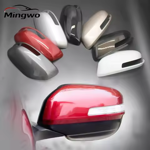 Rearview Mirror Cover Case Shell Lid Accessories For Car Honda City 2008-2014