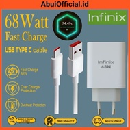 Charger Casan Infinix GT 10 Zero 20 30 X Pro Note 10 11 12 20 30 Pro 40 X Pro NFC 5G Original 68W Fa