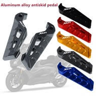 For YAMAHA XMAX 125 250 300 400 Motorcycle Accessories Rear Passenger Footrest Foot Rest Pegs Rear Pedals anti-slip pedals