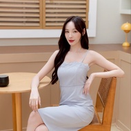 RMVcollection ชุดเดรสลูกไม้ รุ่น Carah Dress สี SNOWY BLUE
